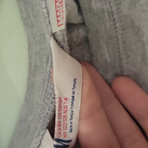 Marvel Superhero Gray Sweatshirt H&M Boys 6-8 Years - Picture 2 of 3